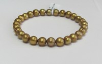 Honora Freshwater Cultured 7-8mm Pearl Stretch Beaded Bracelet Mocha 7.5 Honora Freshwater Cultured 7-8mm Pearl Stretch Beaded Bracelet Mocha 7.5