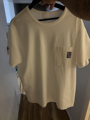 Chrome Hearts Men's XL White eye chart embroidered new without tags