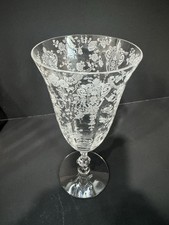 Vintage Cambridge Rose Point Etched Glassware. Mint!