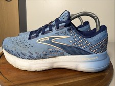 Brooks Glycerin 20 Womens 9 Blue Mesh Running Shoes 1203691B478
