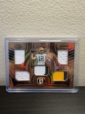 2022 Gold Standard Mother Lode Aaron Rodgers 5 Jersey Relic /25 Packers RARE