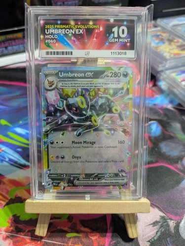 Pokémon TGC Umbreon EX Prismatic Evolutions 060/131 ACE 10