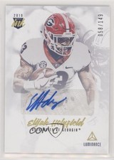2019 Panini Luminance Rookie Ink Gold 58/149 Elijah Holyfield #RI-EHO Auto pm6