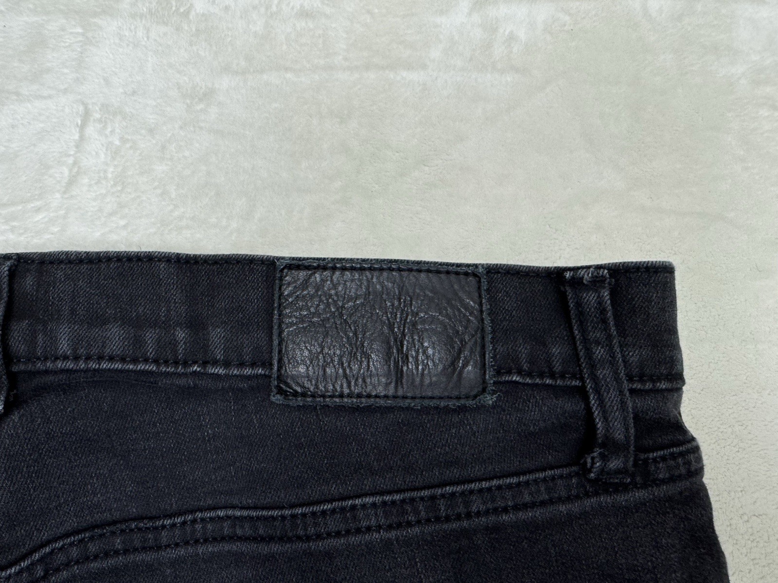 Tommy Hilfiger Jeans Mens 36 Black Denim 36x32 Straight Leg Pocket Flag thumbnail 15