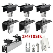 Endklemme Mittelklemme Klick 30-45mm PV Modul H&ouml;he - Solar - Photovoltaik Klemme