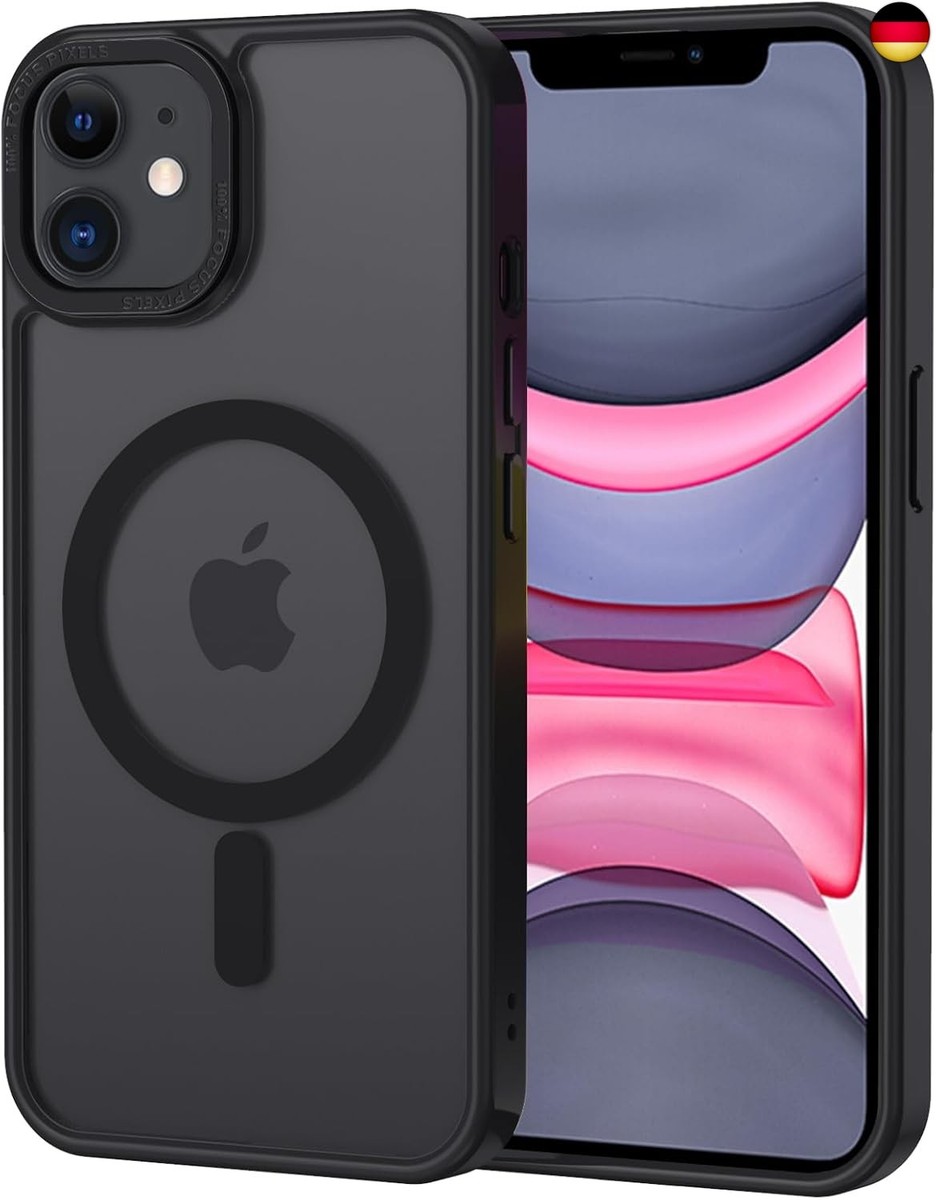 XTCASE für iPhone 11 Hülle Magnetisch kompatibel mit Magsafe, Matt Transluzente XTCASE für iPhone 11 Hülle Magnetisch kompatibel mit Magsafe, Matt Transluzente