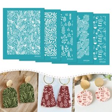 Plant Pattern Silkscreen Stencil Reusable Self-Adhesive Silk Screen Printing