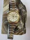 Seiko 7546-6049 Quartz Day/Date Vintage Watch Gold Tone