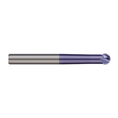 MICRO 100 SBM-500-2X 1/2'''''''' Size, .400'''''''' LOC, 2 Flute, Solid Carbide Ball End