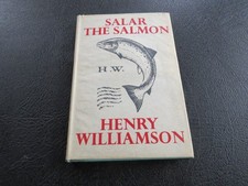 SALAR THE SALMON - Henry Williamson - H/B - D/J - 1945