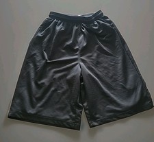 UnBranded Black Basketball Shorts Unisex Size Large 14/16 Drawstring