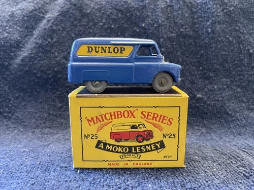 Moko Lesney Matchbox No25 A Dunlop Van 1956,Mint,Genuine in orig,box