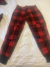 Vintage Woolrich Pants Mens Size 30 Plaid Wool Hunting SEE MEASUREMENTS