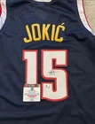 Nikola Jokic Denver Signed Autographed Basketball Blue XL Jersey #15