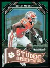 2023 Panini Prizm Draft Picks #SO-18 Myles Murphy Student Orientation Green