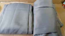 Curtains Eyelet Ring Top Room Darkening Thermal Insulated Grey 66x54in 