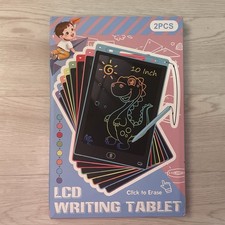 NIB 10-Inch LCD Writing TabletBlack Screen with Multi Accent Frame 2 in pack 
