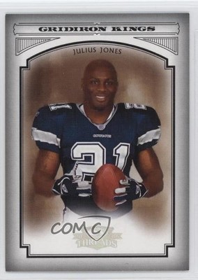 2006 Donruss Threads Pro Gridiron Kings Silver 68/250 Julius Jones #PGK-26 0q3