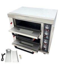 220V Double-decker Commercial Oven Liquefied Gas and Natural Gas Oven 1PH