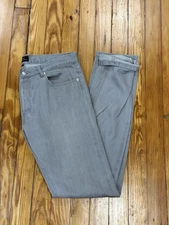 APC Petit New Standard Selvedge  Jeans Mens 31x34 Light Wash Gray Denim Slim