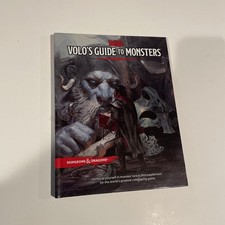 WOTC D&D 5th Ed - Volo's Guide to Monsters - Livre de rôle à couverture rigide (NM) COMME NEUF