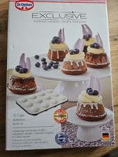 Dr. Oetker Exclusive 12er-Muffinform Ø 5cm Backform Kratzfest 4534