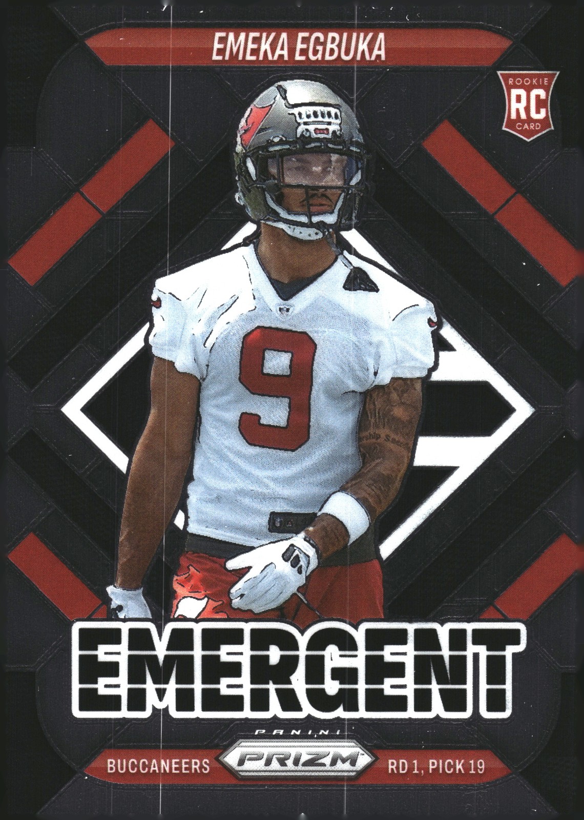 2025 Panini Prizm Emeka Egbuka #3 Emergent