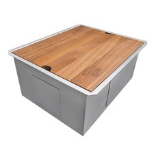 Ruvati 21 x 19 x 12 inch Deep Laundry Utility Workstation Sink - RVU6321