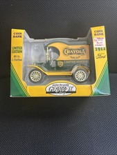 Gearbox 1912 Ford Crayola Delivery Car Coin Bank Limited Edition 1:24 Diecast
