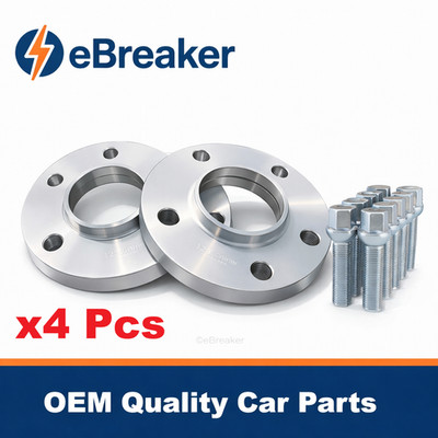 BMW 12mm Spurverbreiterung 5x120 Nabenzentrisch mit Schrauben x4 - Precision Fit in Silber