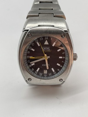 Camel Active Trophy 38mm Edelstahlgehäuse Armbanduhr Edelstahl Porsche 100m