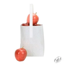 ZT Packaging 1/4 Peck Apple Picking Produce Bag QTY 500 6" x 3.5" x 8" WHITE