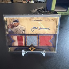 2025 Topps Museum - José Berríos Signature Swatches Triple Relic Auto /25