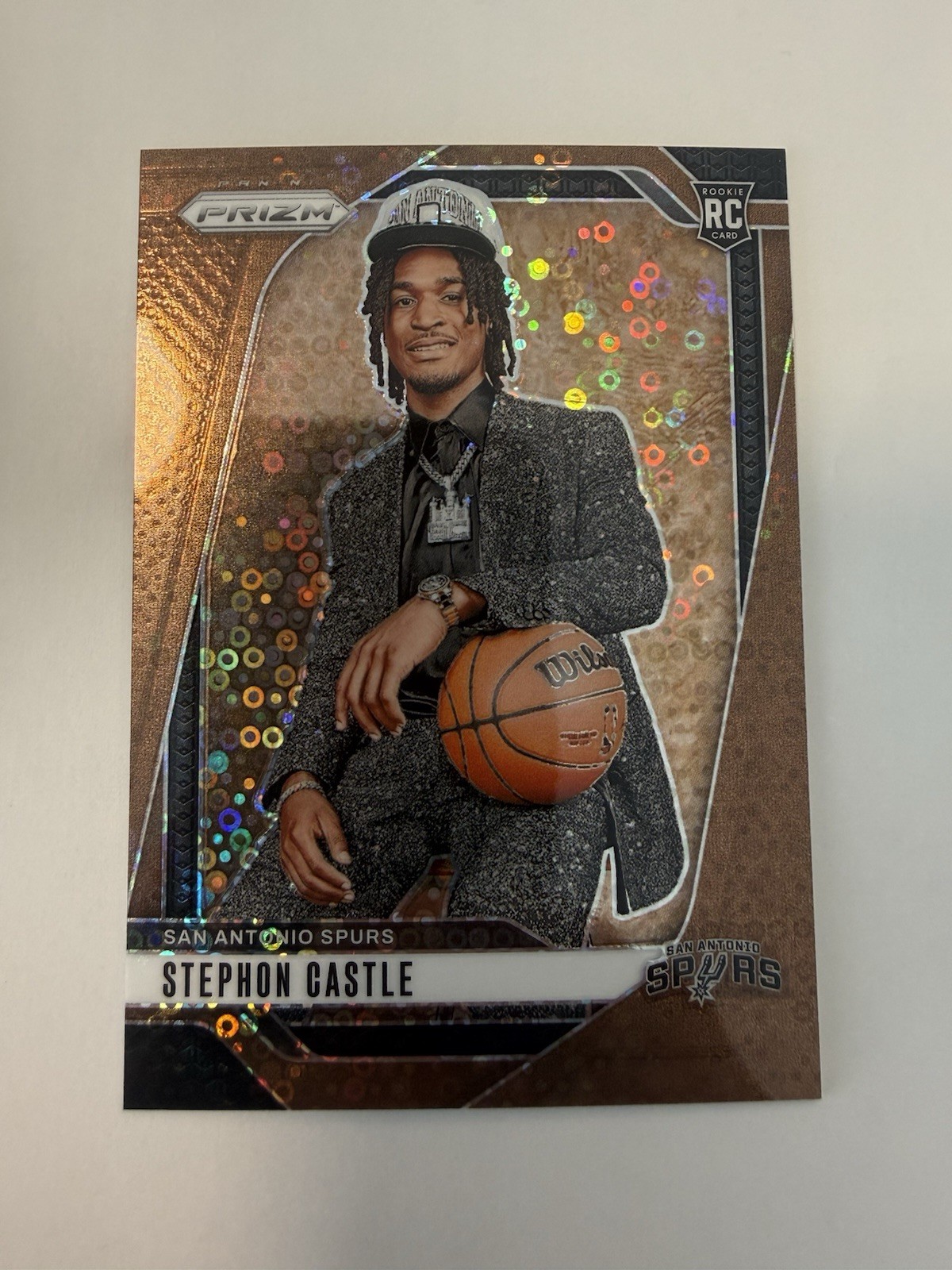 2024-25 Panini Prizm - Stephon Castle #234 Fast Break Prizm (RC) Bronze /20 🔥