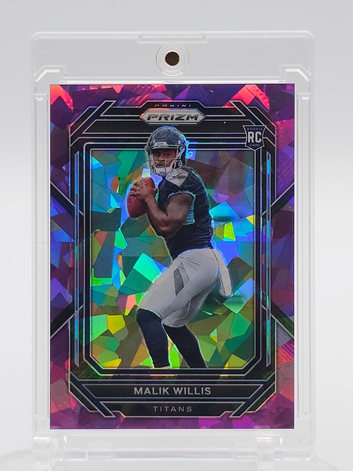 Malik Willis Panini Prizm #303 Purple Ice