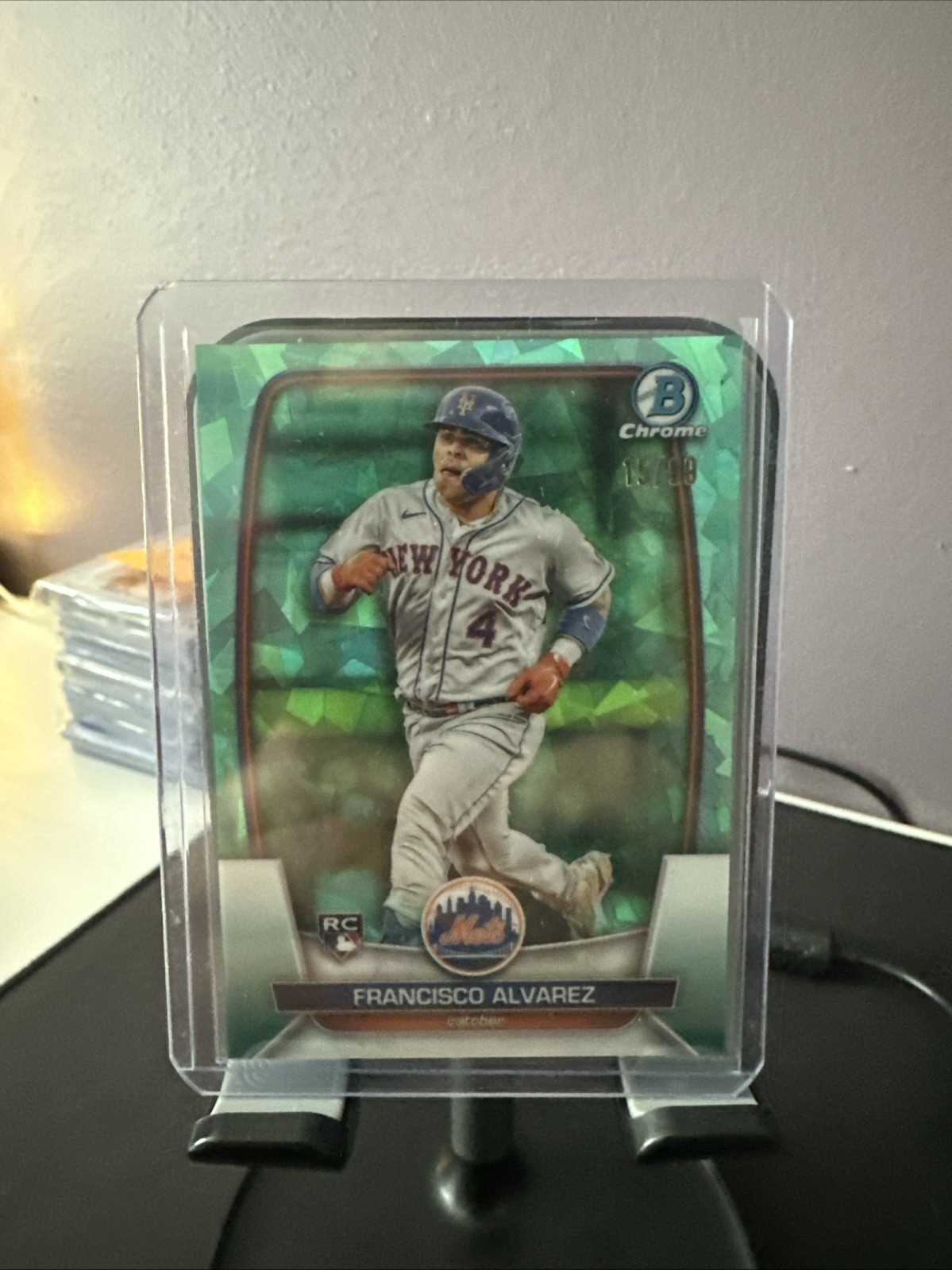 2023 Bowman Chrome Sapphire Edition - Francisco Alvarez #35 Aqua /99 (RC)