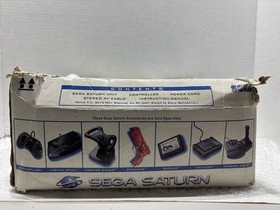 Sega Saturn Console Complete In CIB Tested Controller Cords New Clock Battery 