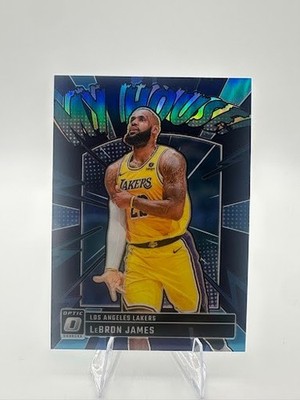 2024-25 Panini Donruss Optic LeBron James MY HOUSE! Prizm Holo Insert #3 Lakers