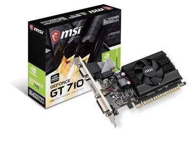 MSI Gaming Geforce GT 710 2GBGDRR364-Bit HDCP  Graphics Card . C2