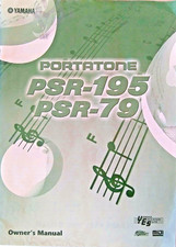 Yamaha PSR-195 PSR-79 Portatone Keyboard Original Users Operating Owner's Manual