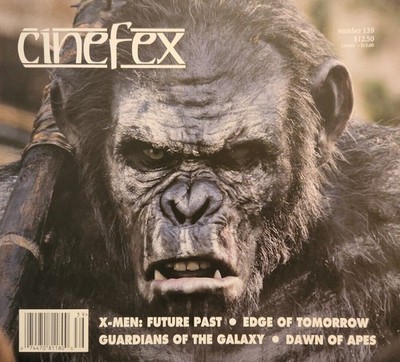 Cinefex #139 FN; Don Shay | Magazine Planet of the Apes X-Men - w/Bag+Board