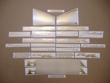 Stickers For Cbr 600rr 1000rr Custom Decals Set Matte Satin Gold Oro Stickers For Cbr 600rr 1000rr Custom Decals Set Matte Satin Gold Oro