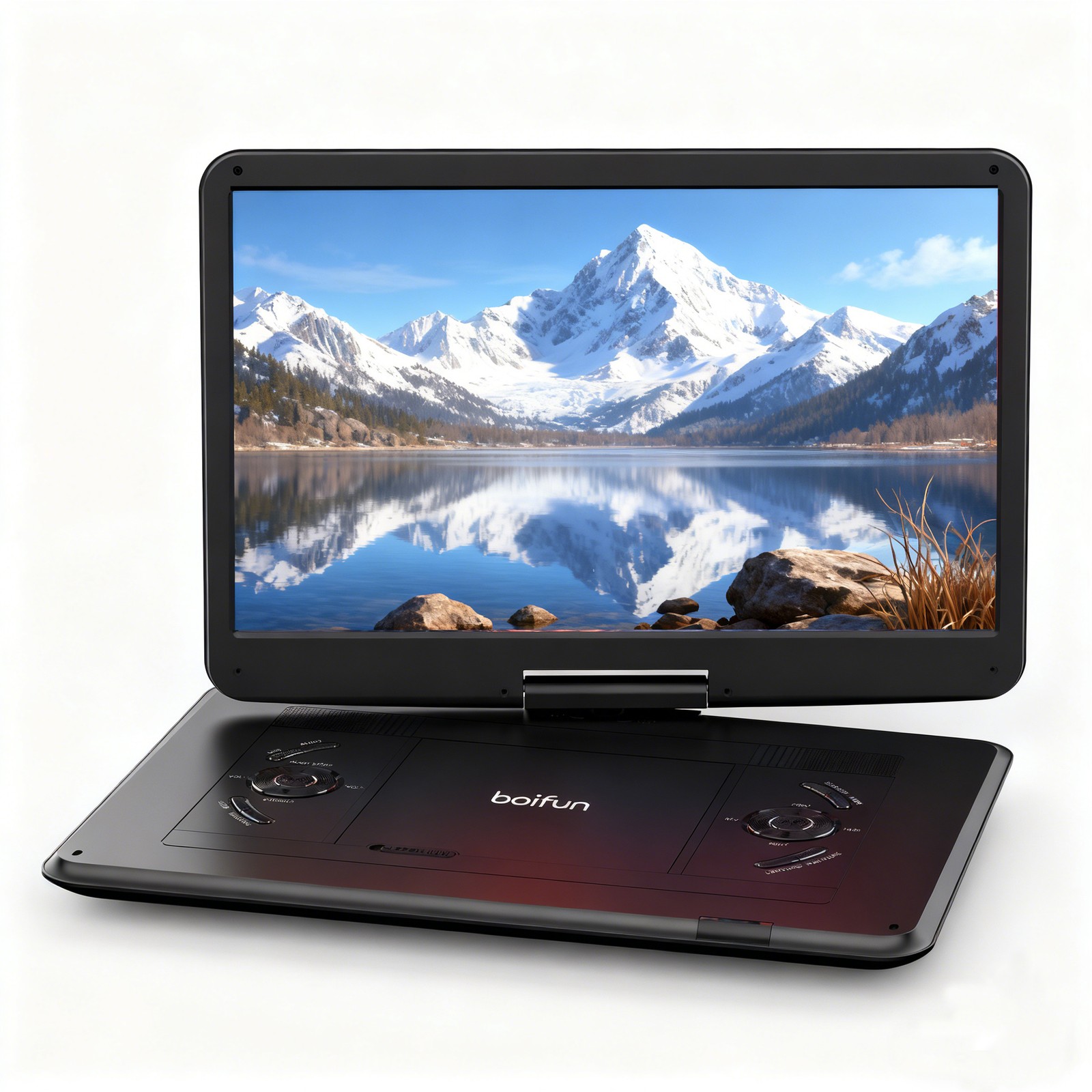 17.5'' Portable DVD Player with 15.6'' Large HD Swivel Screen，6h,BOIFUN