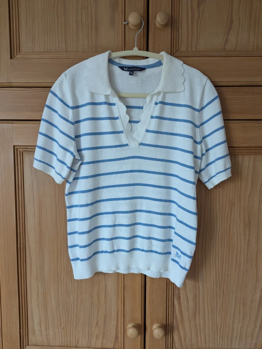 VÊTEMENTS CREW FEMMES HAUT COTON TAILLE UK 12