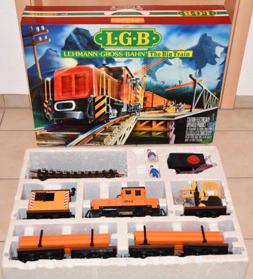 LGB Lehmann Modelleisenbahn Bauzug Set 21990 Spur G OVP