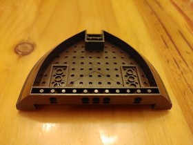 Lego Pirate Dark Brown Ship / Boat Hull Brick 16 x 13 x 2 64651 For 4195, 10210