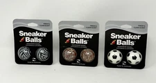 * SNEAKER BALLS * FRESH AND CLEAN SCENT ' LOT OF 3 - 2 PACKS ' MIXED PATTERNS