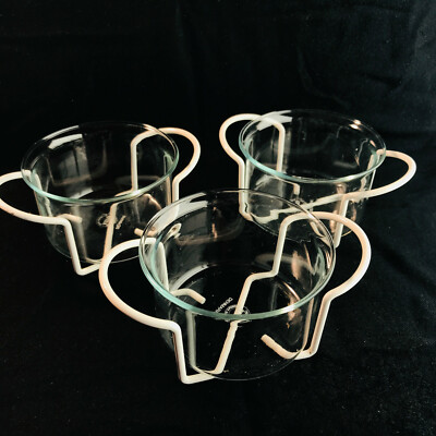 BODUM Glasform Backen 10 cm Auflaufform weiß im Halter