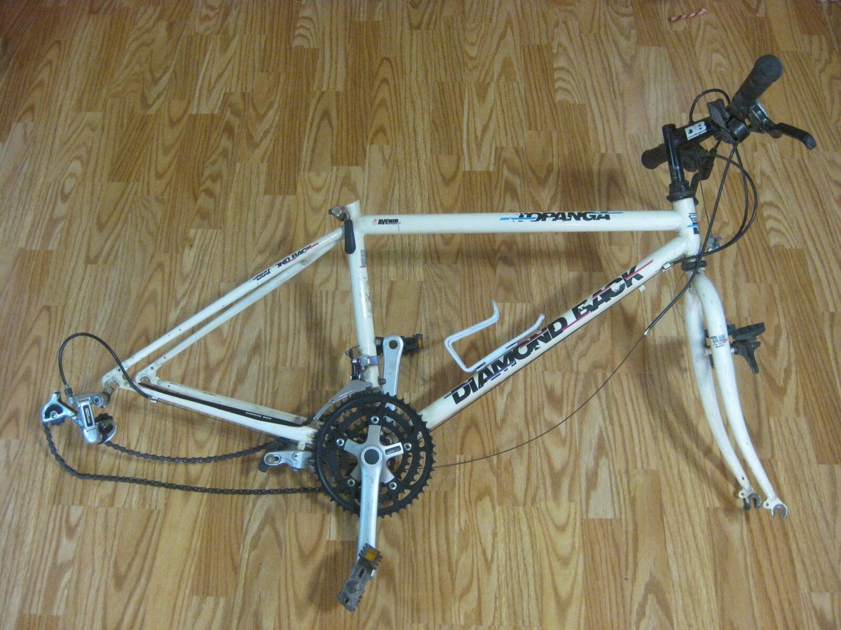 vintage DIAMOND BACK TOPANGA bicycle frame fork gears Avenir