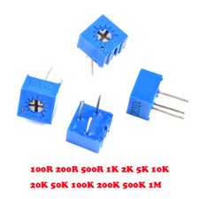 3362P Trimmer Potentiometer 100/200/500/1K/2K/5K/10K 1M Ohm Variable Resistor